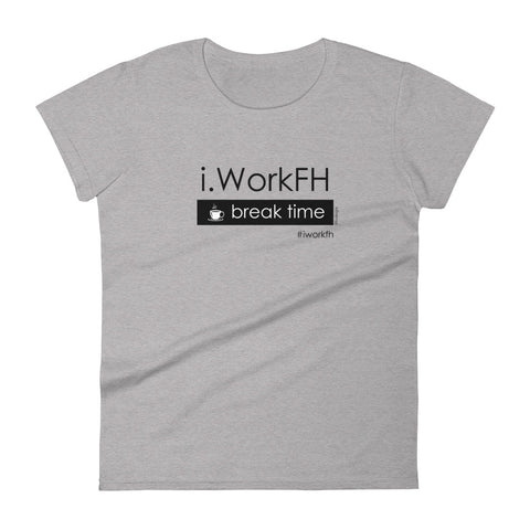 Break time women's fashion fit tee - 9 odesigns